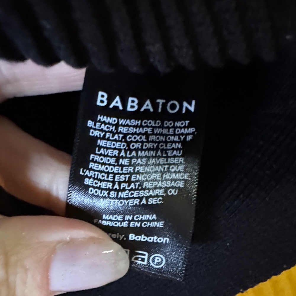 Babaton Midnight Ribbed Sweater - Picture 3 of 3